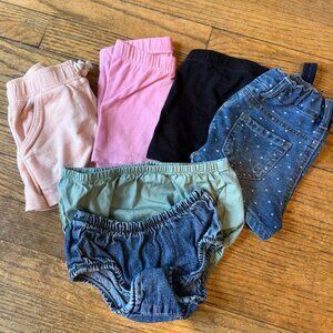 Baby Girl Bloomer & Shorts Bundle (5 items) | Size 2t